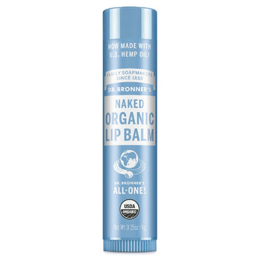 Naked Organic Lip Balm - Dr Bronners